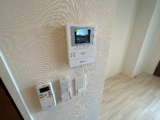 仮称）寒河江市内の袋新築アパートの内装|カメラ付インターホン（イメージ）