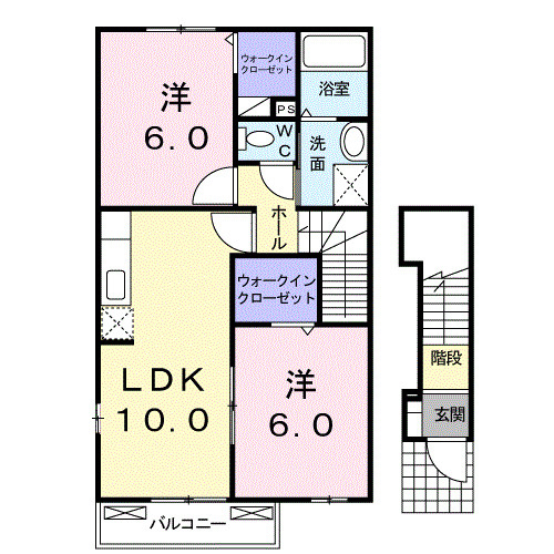 サンヴィレッジ　Ａの間取り