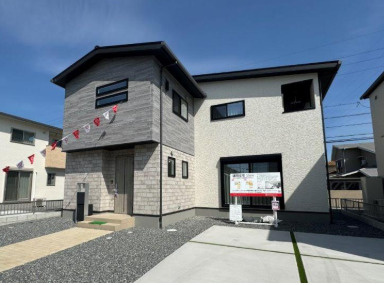 【外観】 | 中区山崎2期⑥号地 | モノトーンで落ち着いた外観です