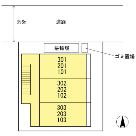オリーヴァ花畑の区画図