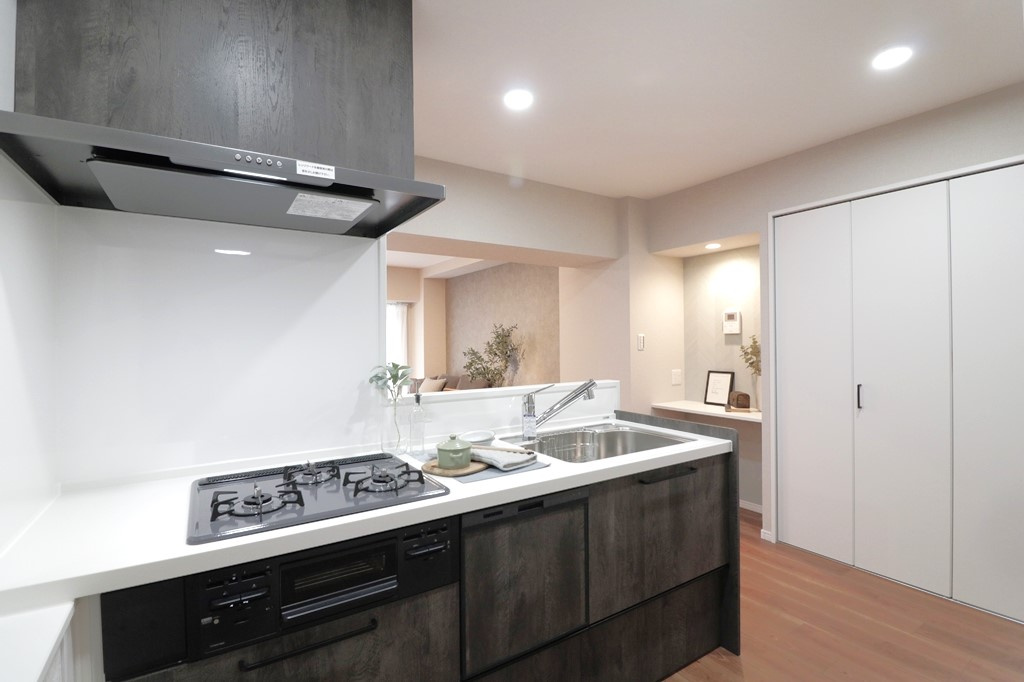 「神戸市灘区マンション」イトーピア六甲道マンションのキッチン|お料理しやすいキッチンです