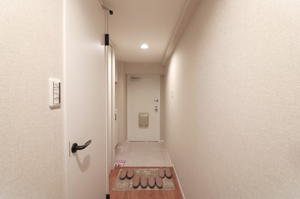 「神戸市灘区マンション」イトーピア六甲道マンションの玄関|シンプルで使いやすい玄関です