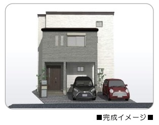 【仲介手数料無料／中村区】日比津町4丁目　新築住宅の外観パース
