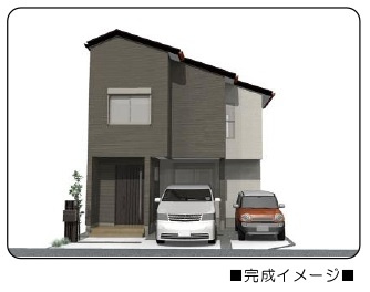 【仲介手数料無料／中村区】日比津町4丁目　新築住宅の外観パース