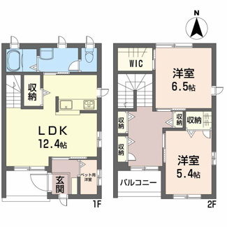 【間取り】 | シャーメゾンアイサイト　B棟 | 2LDK