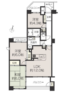 【間取り】 | ネオステージ大宮