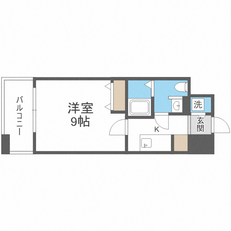 プラウドフラット新大阪の間取り