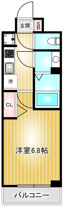 ディアレイシャス名古屋太閤通Ⅲ｜名古屋市の賃貸ならMy賃貸の間取り|ディアレイシャス名古屋太閤通Ⅲ