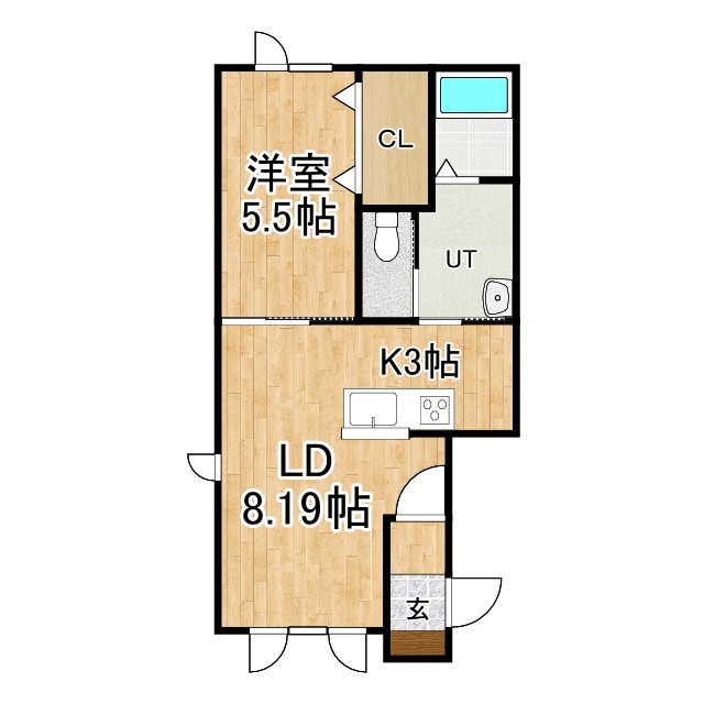 ユーフォリアⅠの間取り
