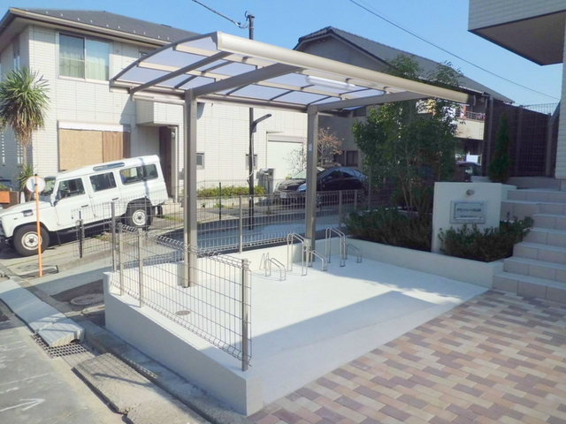 グランソレーユ丸山台のその他共用部分|屋根付の自転車置場