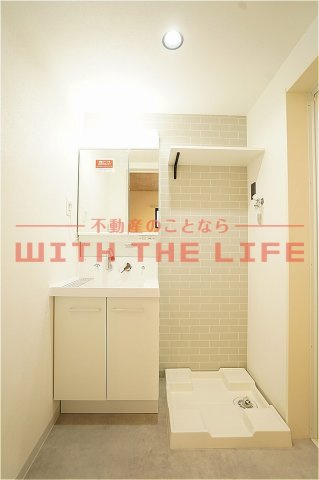 Revive久留米【キャッシュバック対象物件】の洗面所|忙しい朝には欠かせない洗面所です