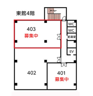 【間取り】 | SISビル東館 | 403号室です