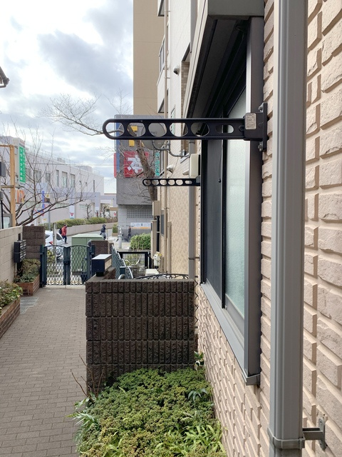 リズンのバルコニー|物干しスペース