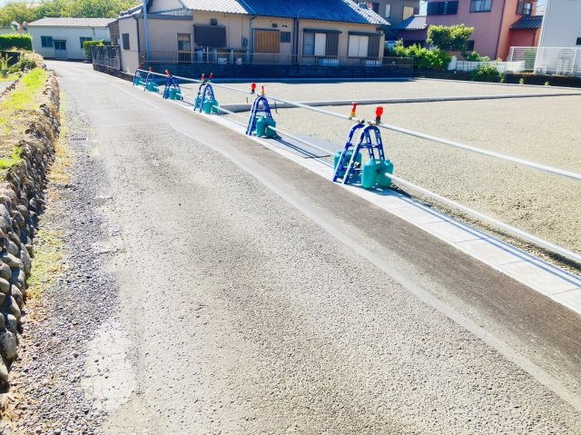 榛原郡　吉田町川尻　分譲地２区画　②号地の前面道路含む現地写真