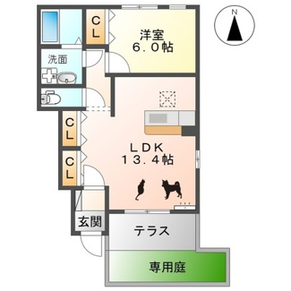 【間取り】 | フェリジータⅡ