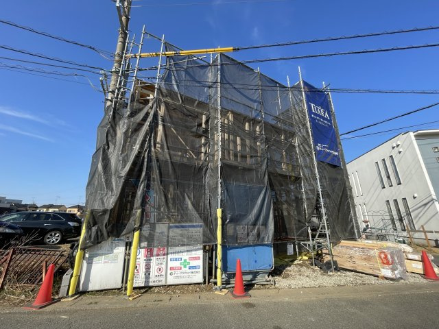 【仲介手数料無料】所沢市久米３期２号棟　所沢市の新築住宅なら西武ハウジングの前面道路含む現地写真