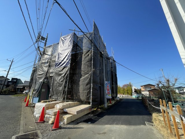 【仲介手数料無料】所沢市久米３期２号棟　所沢市の新築住宅なら西武ハウジングの前面道路含む現地写真