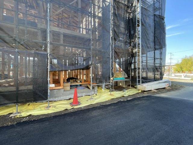 【仲介手数料無料】所沢市久米３期２号棟　所沢市の新築住宅なら西武ハウジングの前面道路含む現地写真