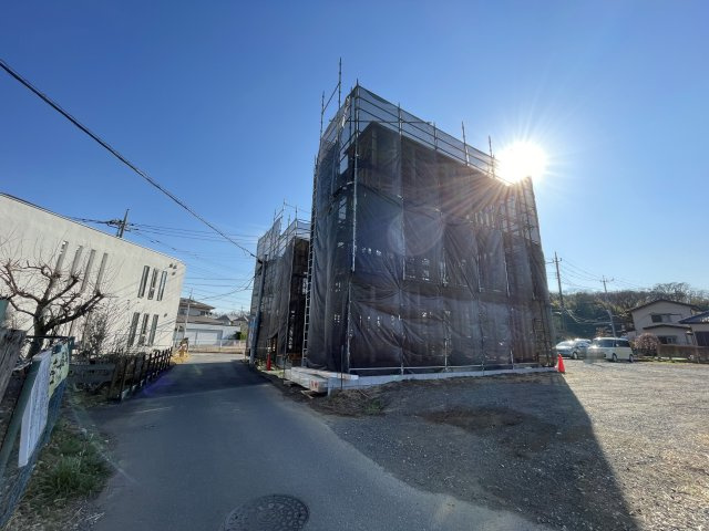 【仲介手数料無料】所沢市久米３期２号棟　所沢市の新築住宅なら西武ハウジングの前面道路含む現地写真