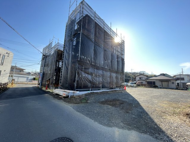 【仲介手数料無料】所沢市久米３期２号棟　所沢市の新築住宅なら西武ハウジングの前面道路含む現地写真