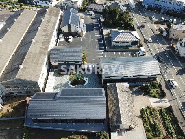 京和風 嵯峨野 星の周辺|上空写真