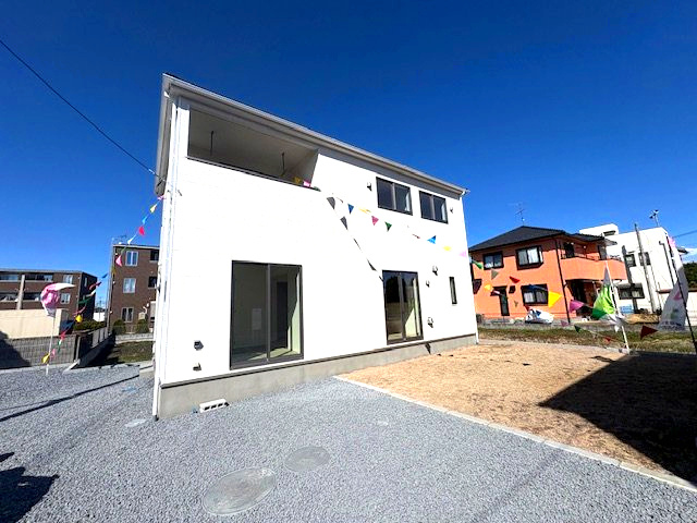 上里町七本木第11（全2棟）1号棟の外観|外観は落ち着いています