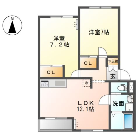 ピアチェーレの間取り