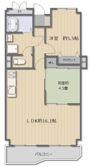 【間取り】 | 高尾台ハイツ