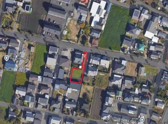 北諸県郡三股町大字樺山の売地の区画図