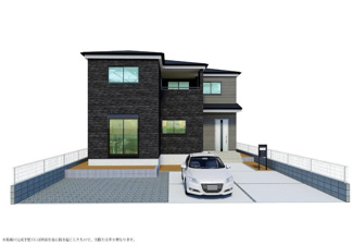 【外観パース】 | 越谷市弥栄町 新築分譲住宅