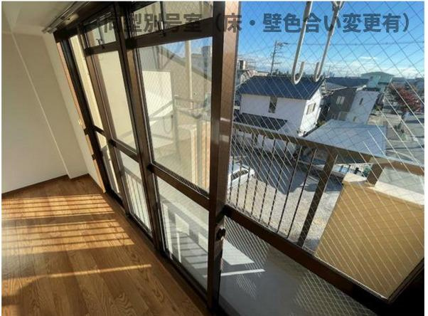 ビューパレス雅のバルコニー
