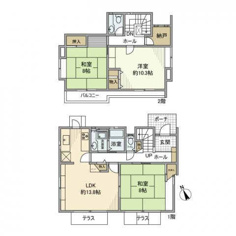 藤代戸建の間取り