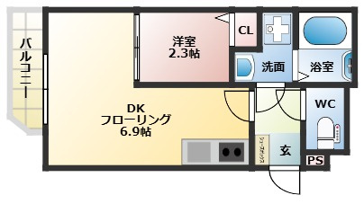 THE NOBLES 聖マリア病院前の間取り