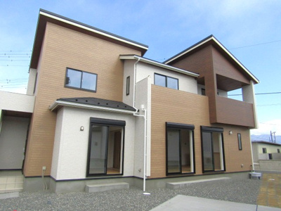 【外観】 | ブルーミングガーデン南アルプス市野牛島　1号棟 | おしゃれな外観です