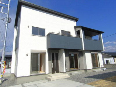 【外観】 | ブルーミングガーデン南アルプス市野牛島　2号棟 | 外観もきれいです