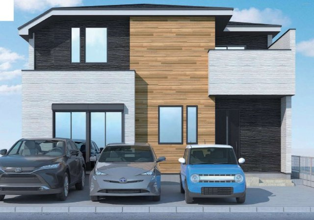 【仲介手数料無料】所沢市青葉台４期全１棟　所沢市の新築住宅なら西武ハウジングの外観パース