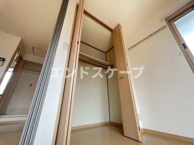 メゾン ソニア　Ｂの収納|高崎、前橋エリアのお部屋探しはエンドスケープまで！お客様の理想お聞かせ下さい♪