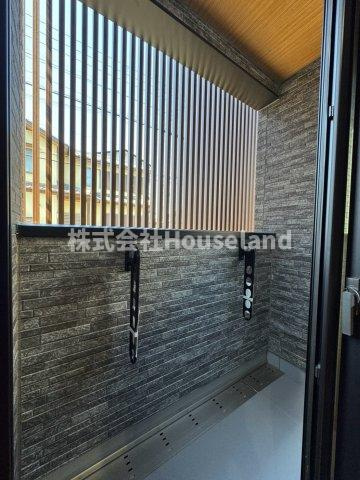 Solis上町のバルコニー