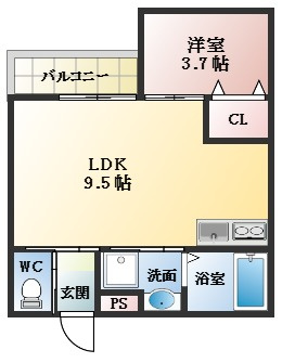 【間取り】 | ALEGRIA道明寺Ⅱ