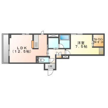 ガーデンズヒモリの間取り