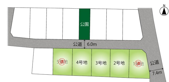 【区画図】 | JIDAI合志市野々島　2号棟 | ☆区画図☆