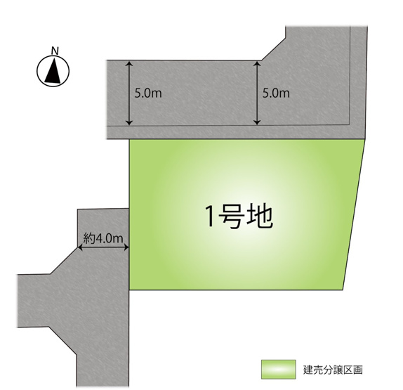 【区画図】 | JIDAI菊陽町武蔵ヶ丘北　1号地
