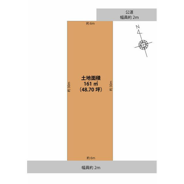 売土地　静岡市駿河区広野５丁目の土地図