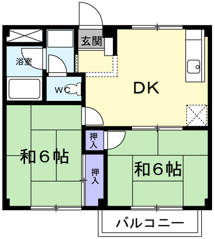 シティハイツ今成の間取り