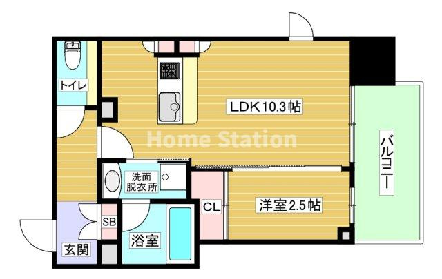 【間取り】 | シーズンフラッツ福島