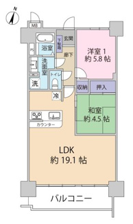 【間取り】 | ローレルコートアネスト廿日市 | ローレルコートアネスト廿日市　令和6年10月リフォーム済
