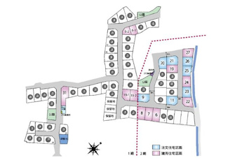 【区画図】 | 大津市下阪本2丁目26付近　新築戸建 | 2期　8号棟