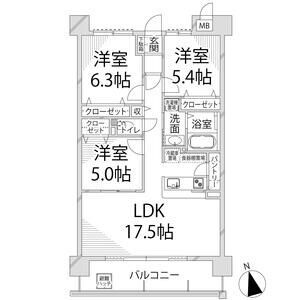 キャッスルコート田寺東の間取り