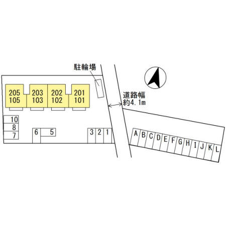 【区画図】 | コートダジュール嶋