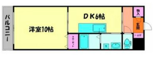 メゾンド梨花Ⅱ【キャッシュバック対象物件】の間取り